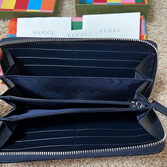 NWOT! GUCCI GG monogram multicolor marmont matelasse zip wallet. 443123.0959 - Picture 7 of 13